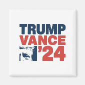 Aimant Rendre l'Amérique en sécurité Trump Vance 2024 MAG (Devant)