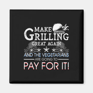 Aimant Rendre le grillade génial à nouveau Trump Bbq Pit
