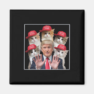Aimant Rendre les chats en sécurité Trump 2024 Casquette