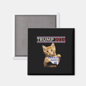 Aimant Rendre les chats sûrs à nouveau Trump Cats for Tru (Recto/Verso)