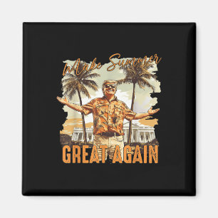 Aimant Rendre l'été magnifique à Hawaii Beach amusant Tru