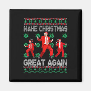 Aimant Rendre Noël grand encore Père Noël Trump Danse Noë