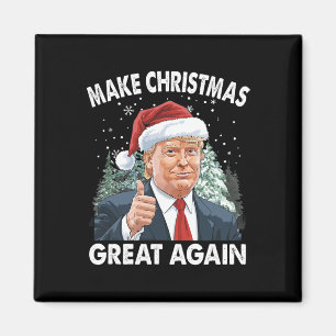 Aimant Rendre Noël super à nouveau drôle Donald Trump Noë