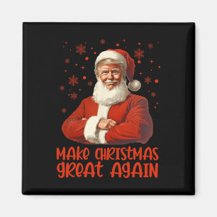 Aimant Rendre Noël super Père Noël amusant Trump Noël