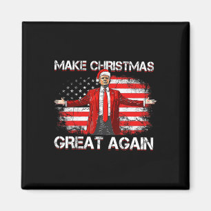 Aimant Rendre Noël super Père Noël amusant Trump Noël