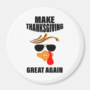 Aimant Rendre Thanksgiving super à nouveau, Drôle Turquie
