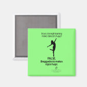 Aimant Renforcement musculaire Danseurs Gros Bloc. Texte (Recto/Verso)
