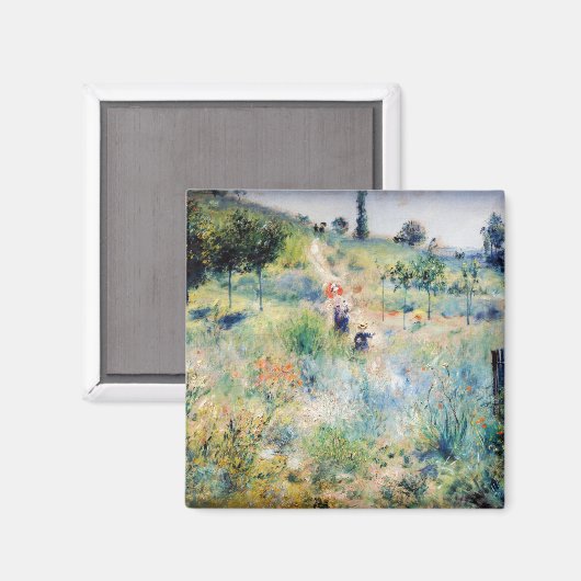 Aimant Renoir - Chemin menant à travers l'herbe haute (Recto/Verso)