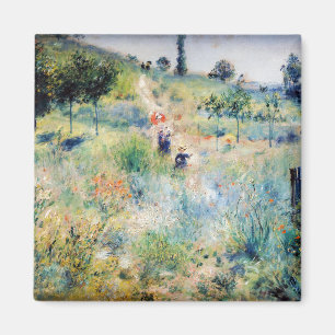 Aimant Renoir - Chemin montant dans les hautes herbes