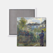 Aimant Renoir - Claude Monet Peinture dans son jardin (Recto/Verso)
