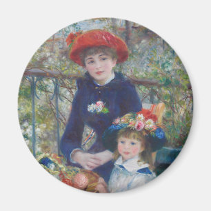 Aimant Renoir Deux Sœurs Terrasse Impressionnisme Françai