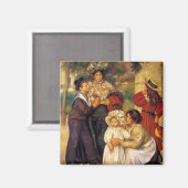 Aimant Renoir - La famille de l'artiste (Recto/Verso)