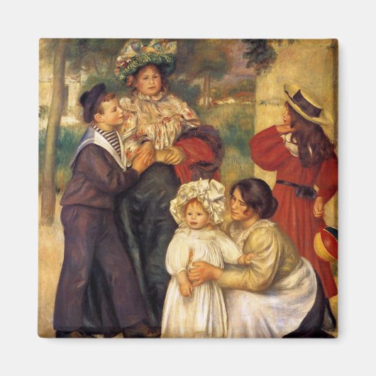 Aimant Renoir - La famille de l'artiste (Devant)