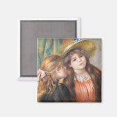 Aimant Renoir - Portrait de deux petites filles (Recto/Verso)