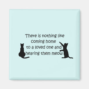 Aimant Rentrer chez vous chez un chat