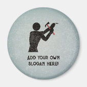 Aimant Repair Guy, Handyman, do-it-yourself King - ajoute (Devant)