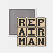 Aimant Réparateur, Handyman (Recto/Verso)