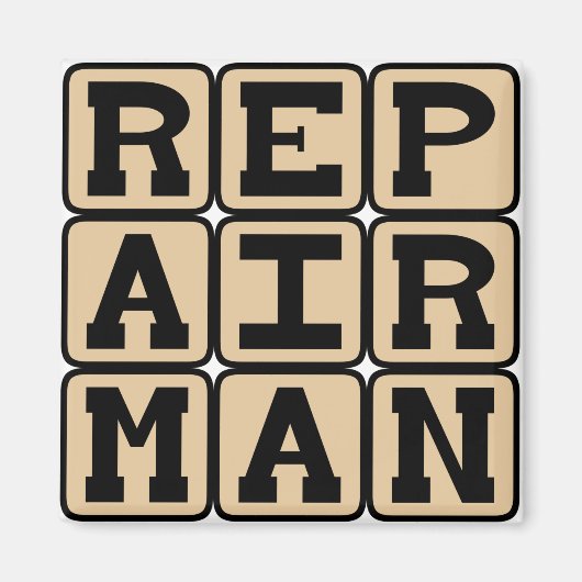 Aimant Réparateur, Handyman (Devant)