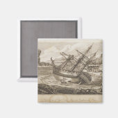 Aimant Réparation du navire Captain Cooks (Recto/Verso)