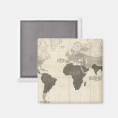 Aimant Répartition géographique de la végétation (Recto/Verso)