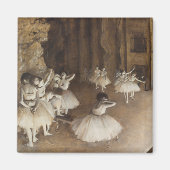 Aimant Répétition de ballet sur scène | Edgar Degas (Devant)