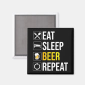 Aimant Répétition de la bière de sommeil (Recto/Verso)
