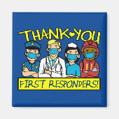 Aimant Répondants Merci (Devant)