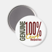 Aimant Reporter de cour authentique (Recto/Verso)