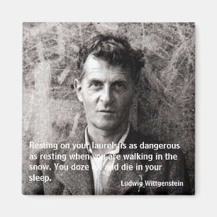 Aimant Reposer sur vos lauriers est comme dan...