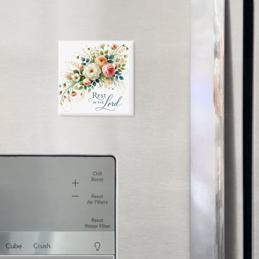 Aimant Reposez dans le Seigneur floral (In situ (réfrigérateur))