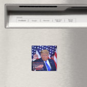 Aimant Reprendre l'Amérique - Trump 2024 (In Situ (Lave-vaisselle))
