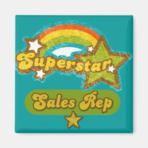 Aimant Représentant de ventes de superstar