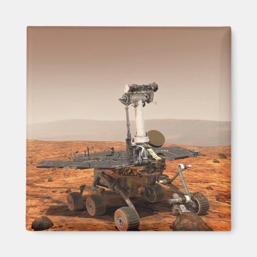 Aimant Représentation artistique de Mars Rover (Devant)