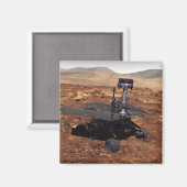 Aimant Représentation artistique de Mars Rover 2 (Recto/Verso)
