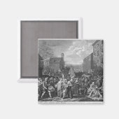 Aimant Représentation de la Marche des Gardes (Recto/Verso)