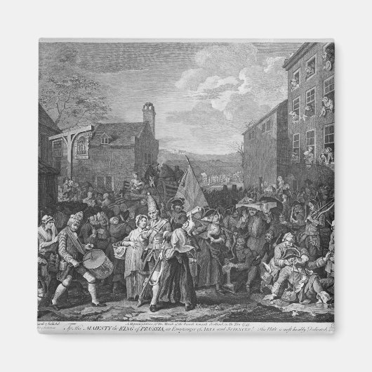 Aimant Représentation de la Marche des Gardes (Devant)