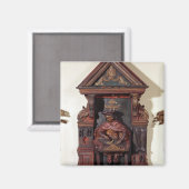 Aimant Représentation de St. Crispin à son pupitre (Recto/Verso)