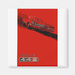 Aimant Reproduction 1964 d'affiche d'Oldsmobile 442