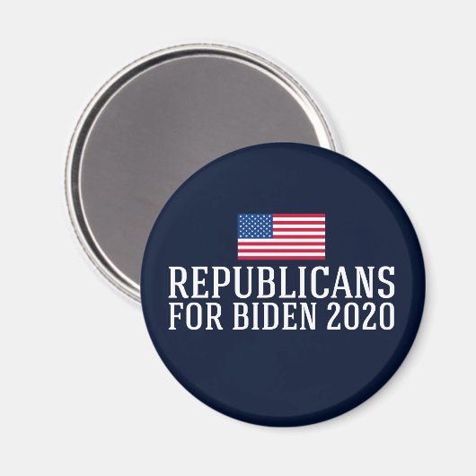 Aimant Républicains pour Biden 2020 (Recto/Verso)