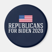 Aimant Républicains pour Biden 2020 (Devant)