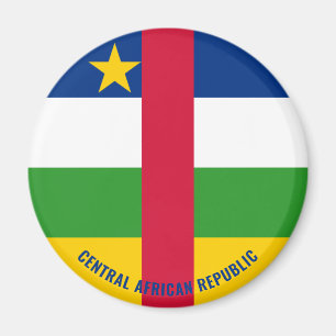Aimant République Centrafricaine Drapeau Charme Patriotiq