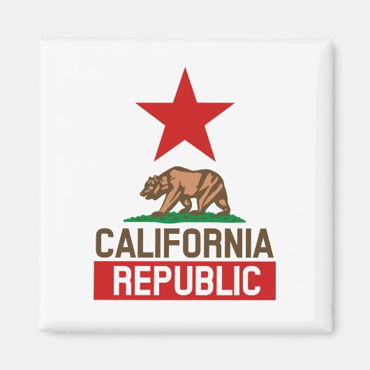 Aimant République de Californie (Devant)