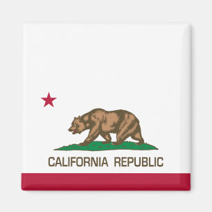 Aimant République de la Californie (drapeau d'état)