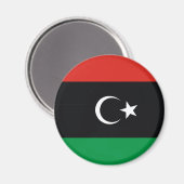 Aimant République de Libye, le drapeau de la nation symbo (Recto/Verso)