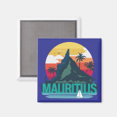Aimant République de Maurice (Recto/Verso)