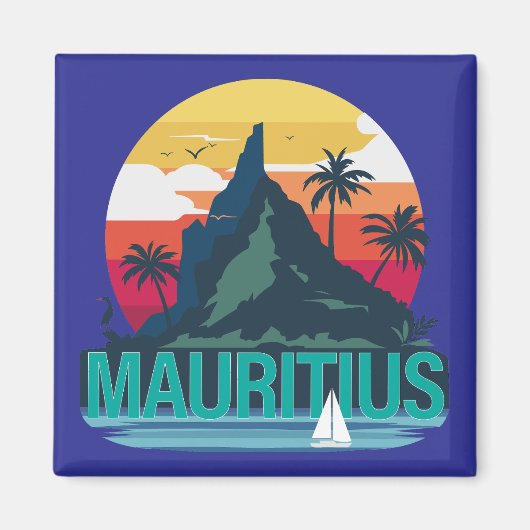 Aimant République de Maurice (Devant)