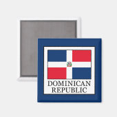 Aimant République dominicaine (Recto/Verso)