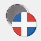 Aimant République dominicaine (Recto/Verso)