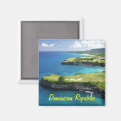 aimant République Dominicaine (Recto/Verso)