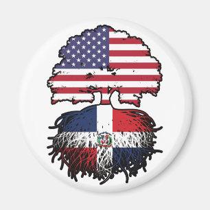 Aimant République Dominicaine Amérique USA Arbre